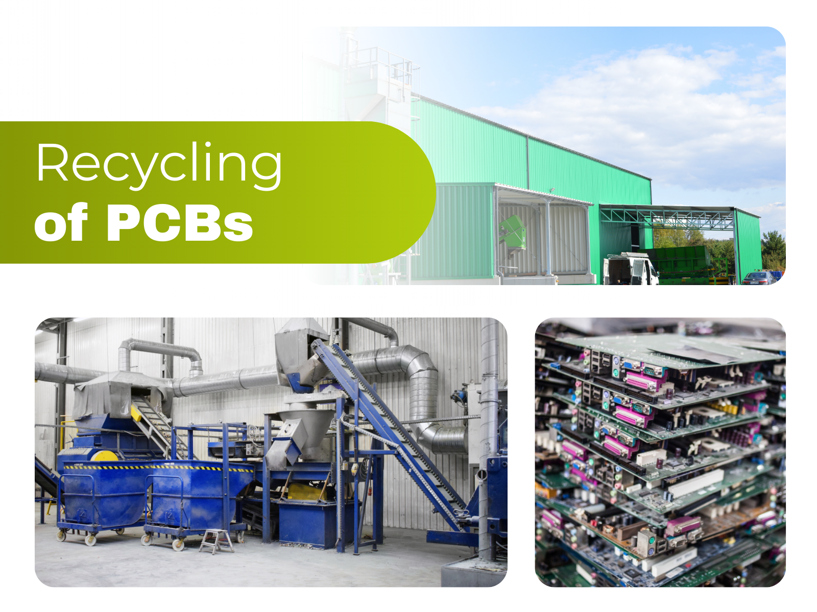 Recycling of PCBs