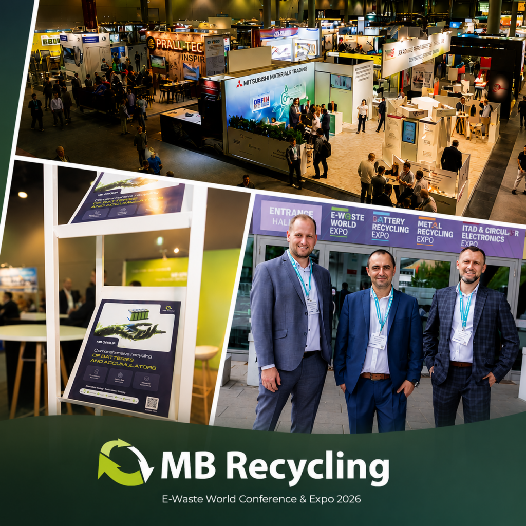 MB RECYCLING at E-Waste World, Battery Recycling & Metal Recycling Expo 2026 in Frankfurt